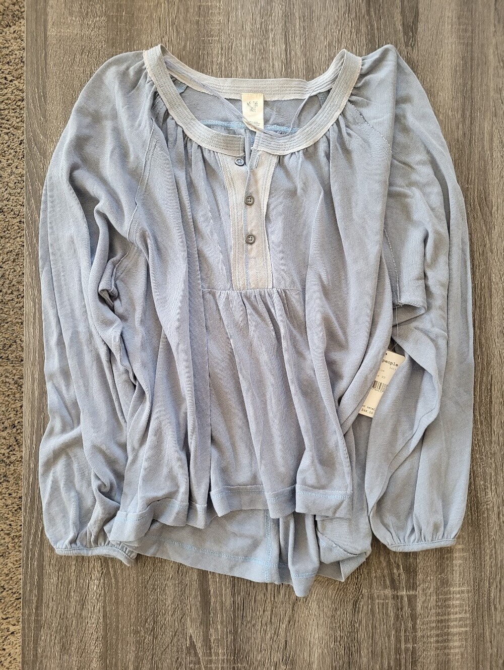 NWT Free People Acadia Henley Top
